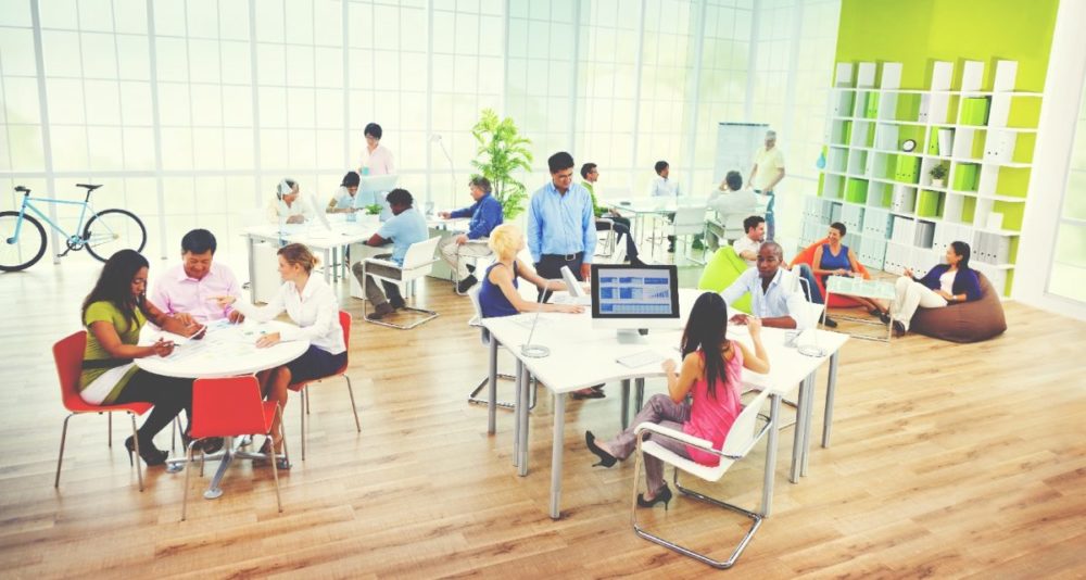 ambiente trabajo infografia