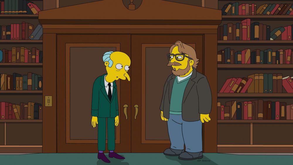 guillermo del toro simpsons
