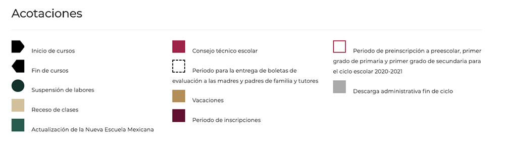 calendario escolar 2019 - 2020