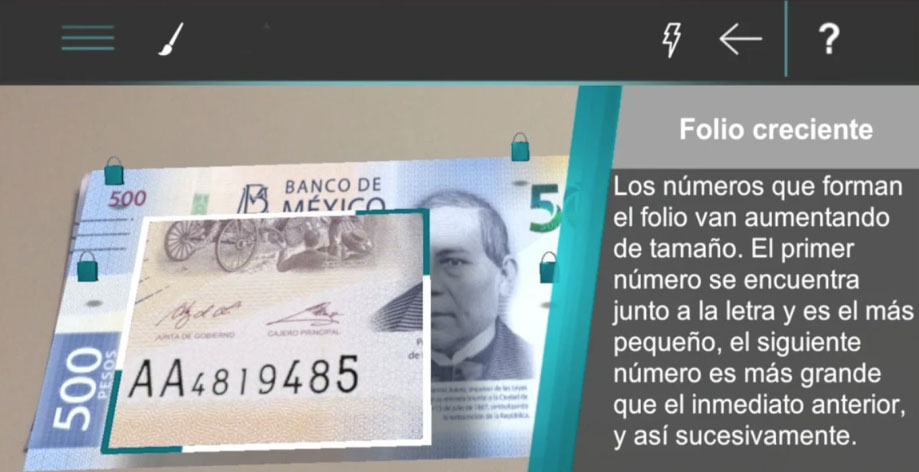 Billete MX