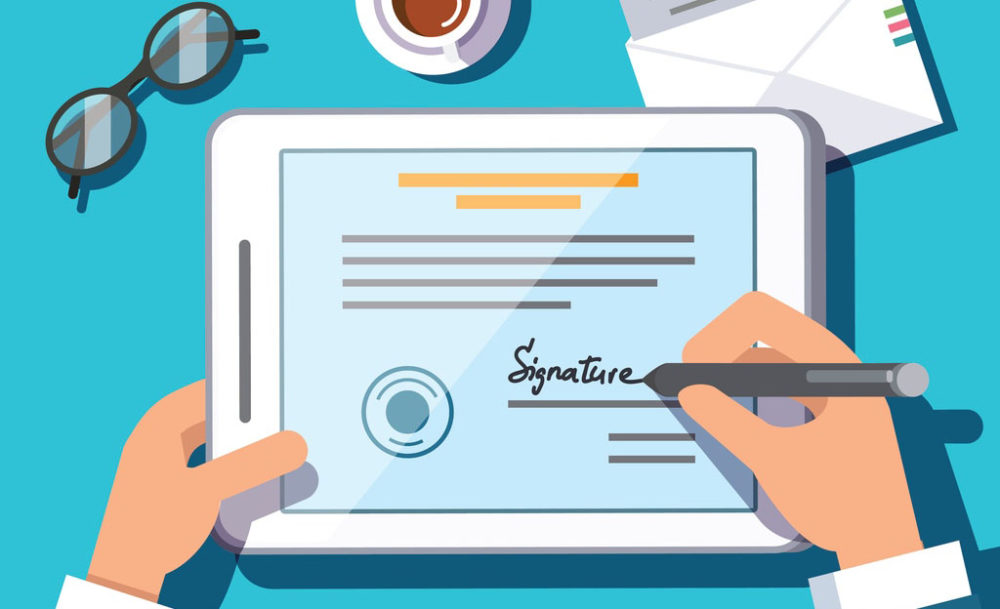 contrato electronica