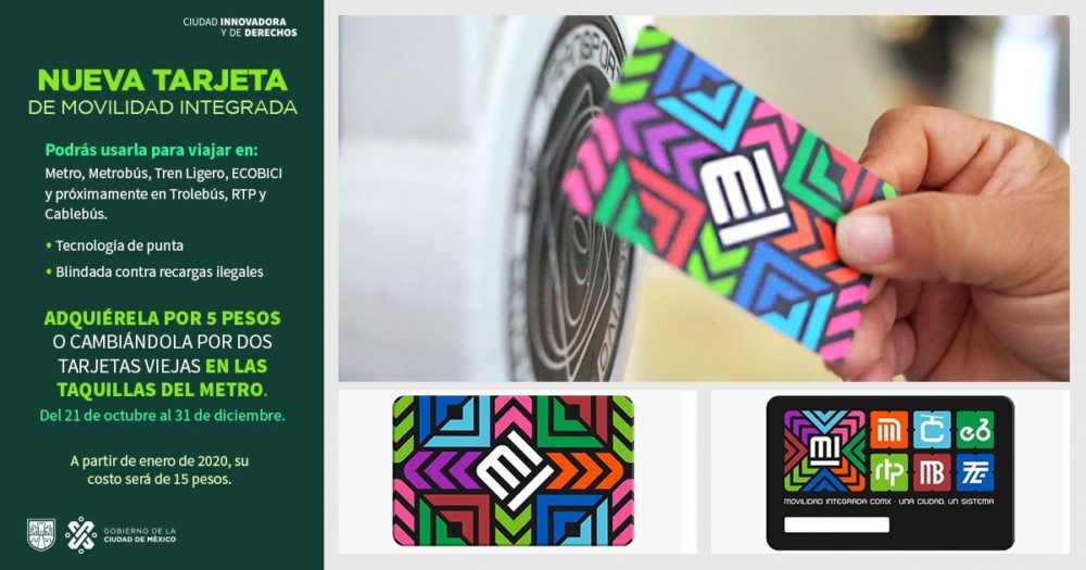 Nueva tarjeta de transporte CDMX