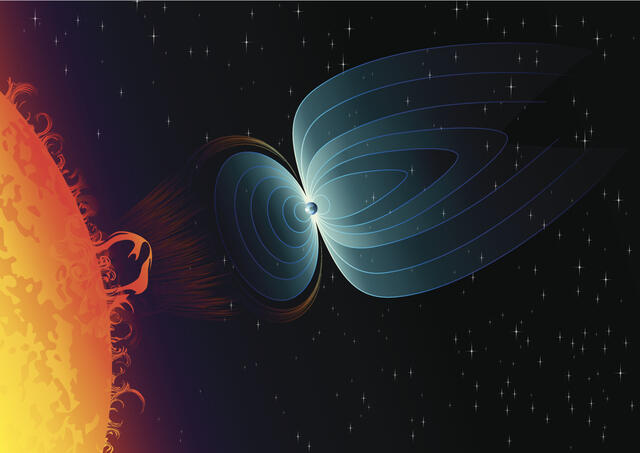 Origen del campo magnetico terrestre