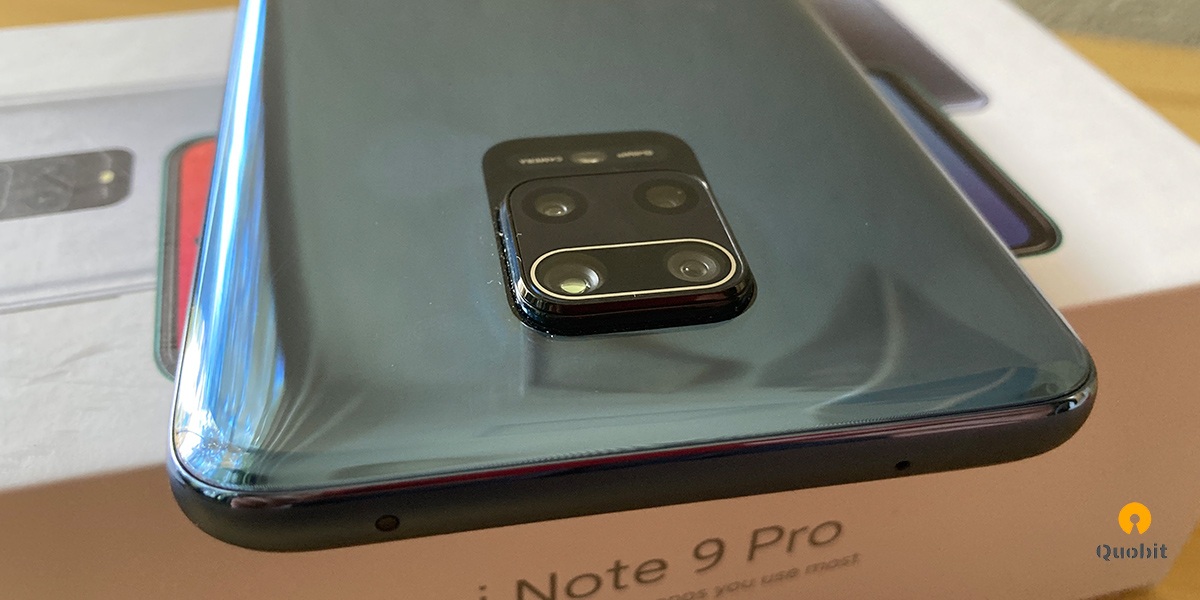 Redmi Note 9 Pro arriba