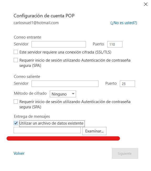 Archivo Datos Outlook