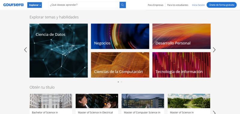 mejores plataformas de cursos en linea 