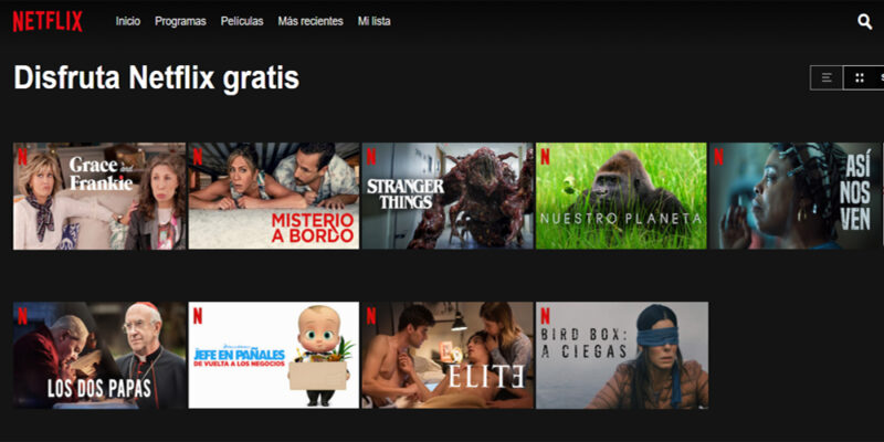 Series y películas que puedes ver gratis en Netflix