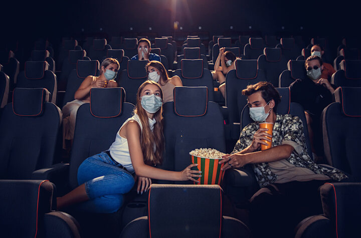Sala de cine nueva normalidad