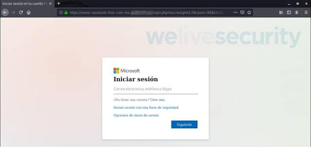 Actividad inusual outlook