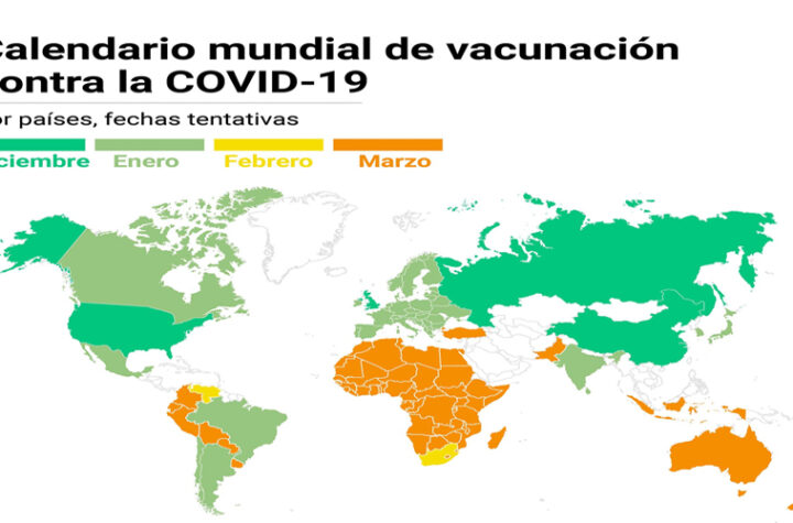 Inicia la vacunación contra el Covid-19 ¿Qué países recibirán primero la vacuna?