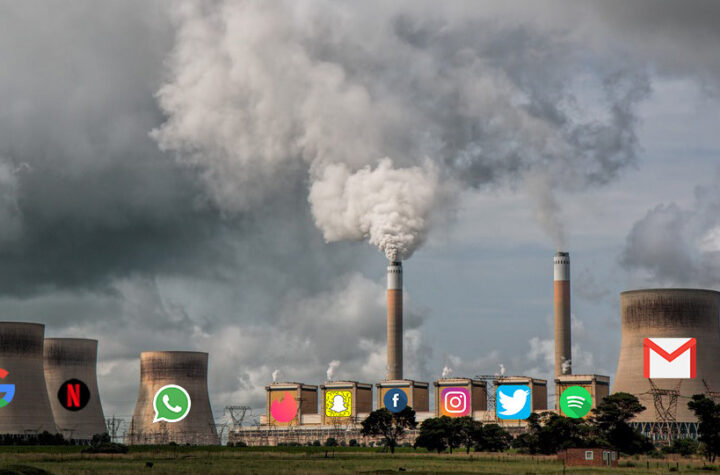 Contaminación por usar internet