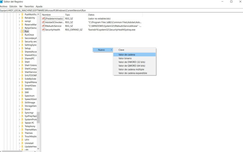 regedit