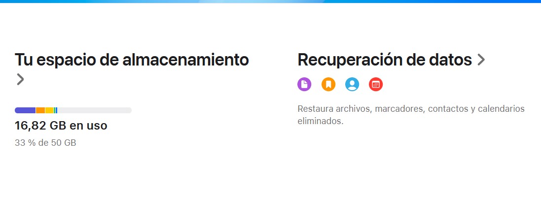icloud recuperación de datos
