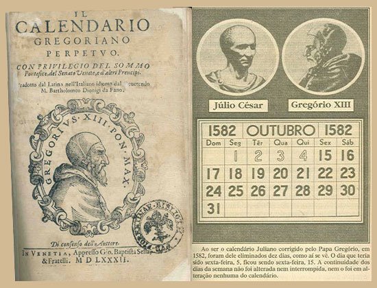 Calendario Juliano y Gregoriano
