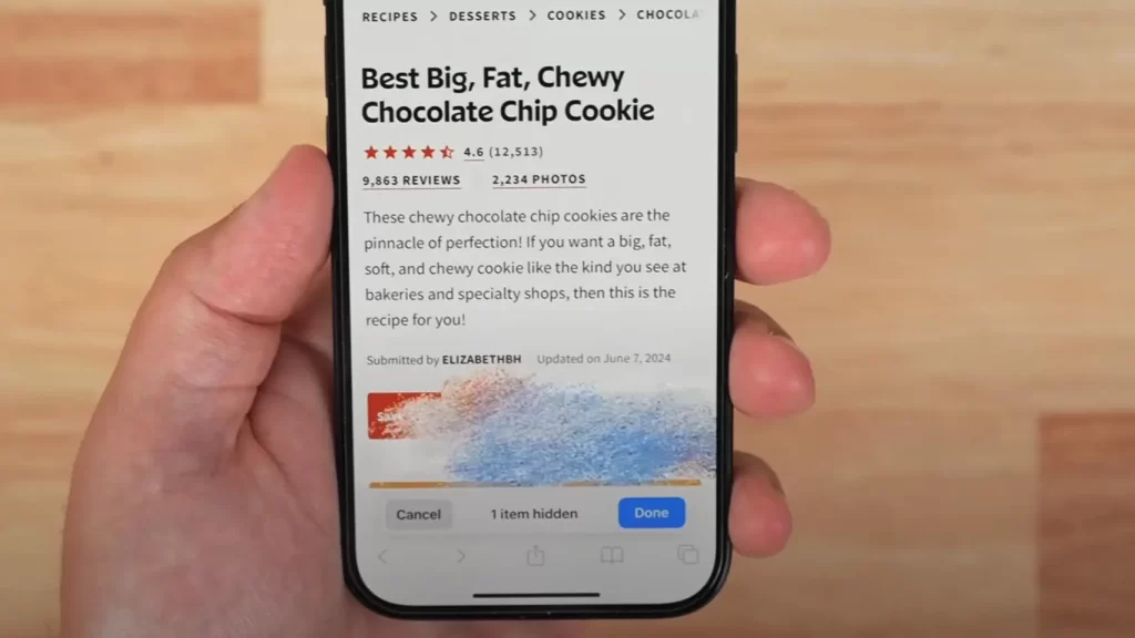 Safari eliminar distracciones