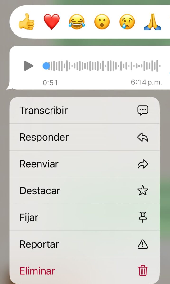 Transcribe Chats de WhatsApp
